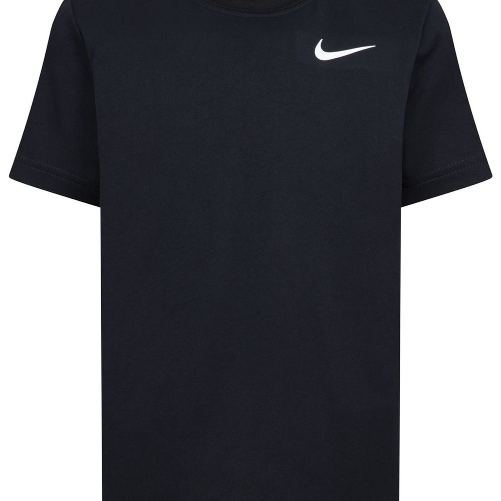 Nike Men's Black and White Short Sleeve Tee